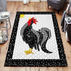 Cock Rug Sport Decor Gift Floor Decor Living Room Carpet Rug Area Rug - d46a5f6f1993