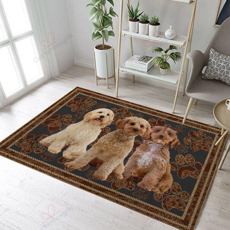 Cockapoo Floral Paw Rug Sport Decor Gift Floor Decor Living Room Carpet Rug Area Rug - 22c80986e280 Cockapoo Floral Paw Rug Sport Decor Gift Floor Decor Living Room Carpet Rug Area Rug - 22c80986e280