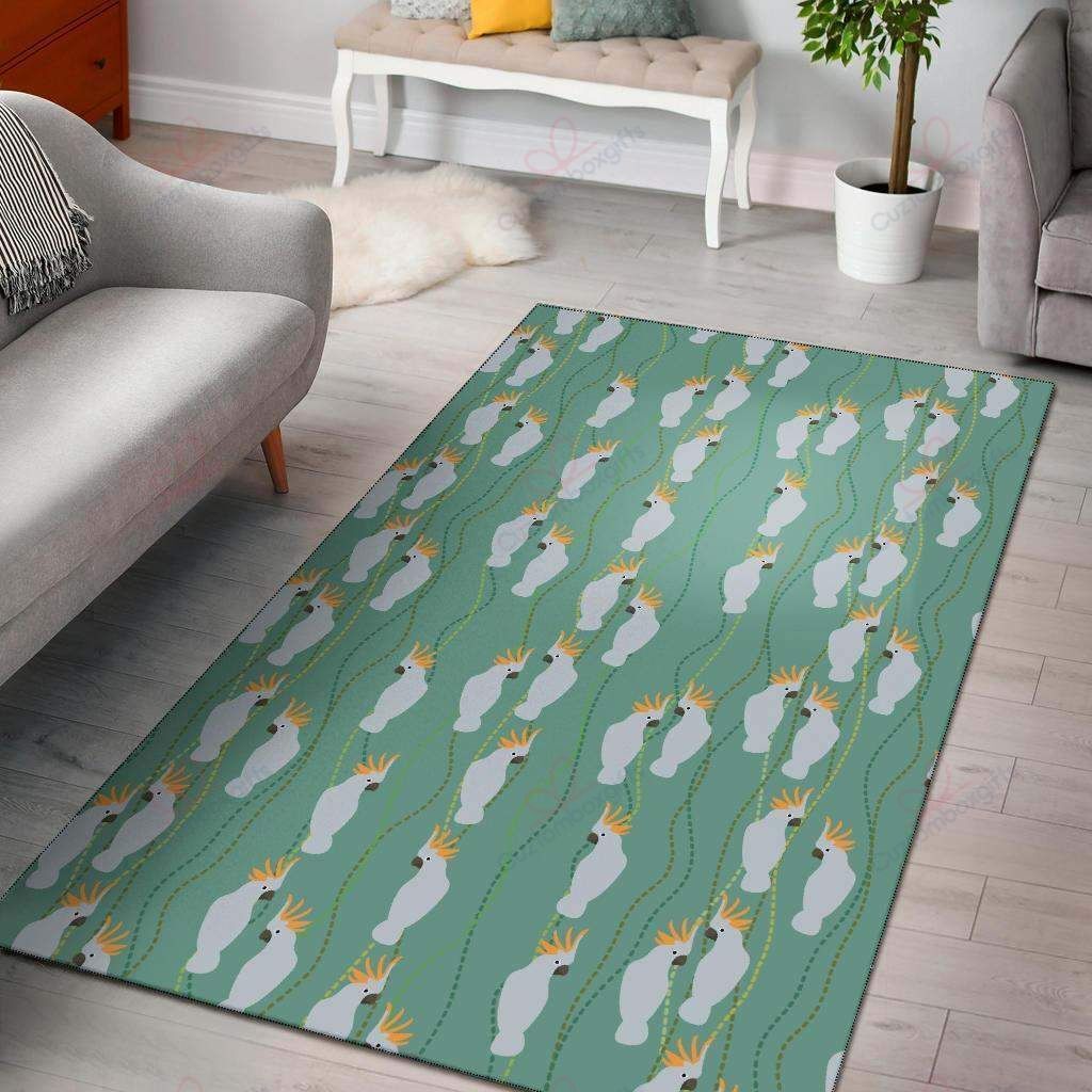 Cockatoo Pattern Rug Sport Decor Gift Floor Decor Living Room Carpet Rug Area Rug - 021b07056c84 Cockatoo Pattern Rug Sport Decor Gift Floor Decor Living Room Carpet Rug Area Rug - 021b07056c84