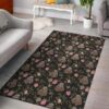 Cocker And Flower Rug Sport Decor Gift Floor Decor Living Room Carpet Rug Area Rug - 2991bec9fbed