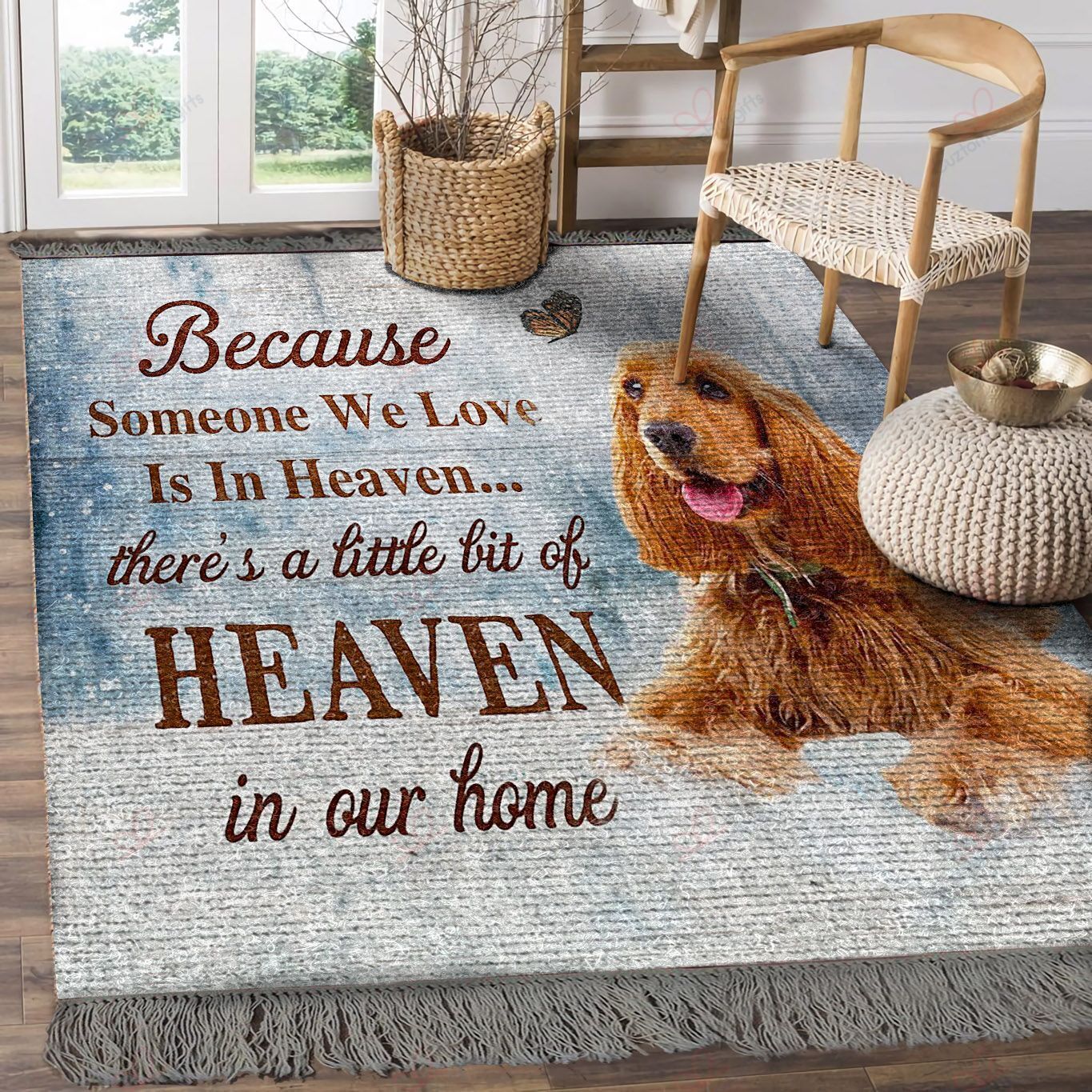 Cocker Spaniel Because Someone We Love Is In Heaven Rug Sport Decor Gift Floor Decor Living Room Carpet Rug Area Rug - 9027919fef72 Cocker Spaniel Because Someone We Love Is In Heaven Rug Sport Decor Gift Floor Decor Living Room Carpet Rug Area Rug - 9027919fef72