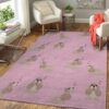 Cocker Spaniel Pink Heart Rug Sport Decor Gift Floor Decor Living Room Carpet Rug Area Rug - 771775ecc561