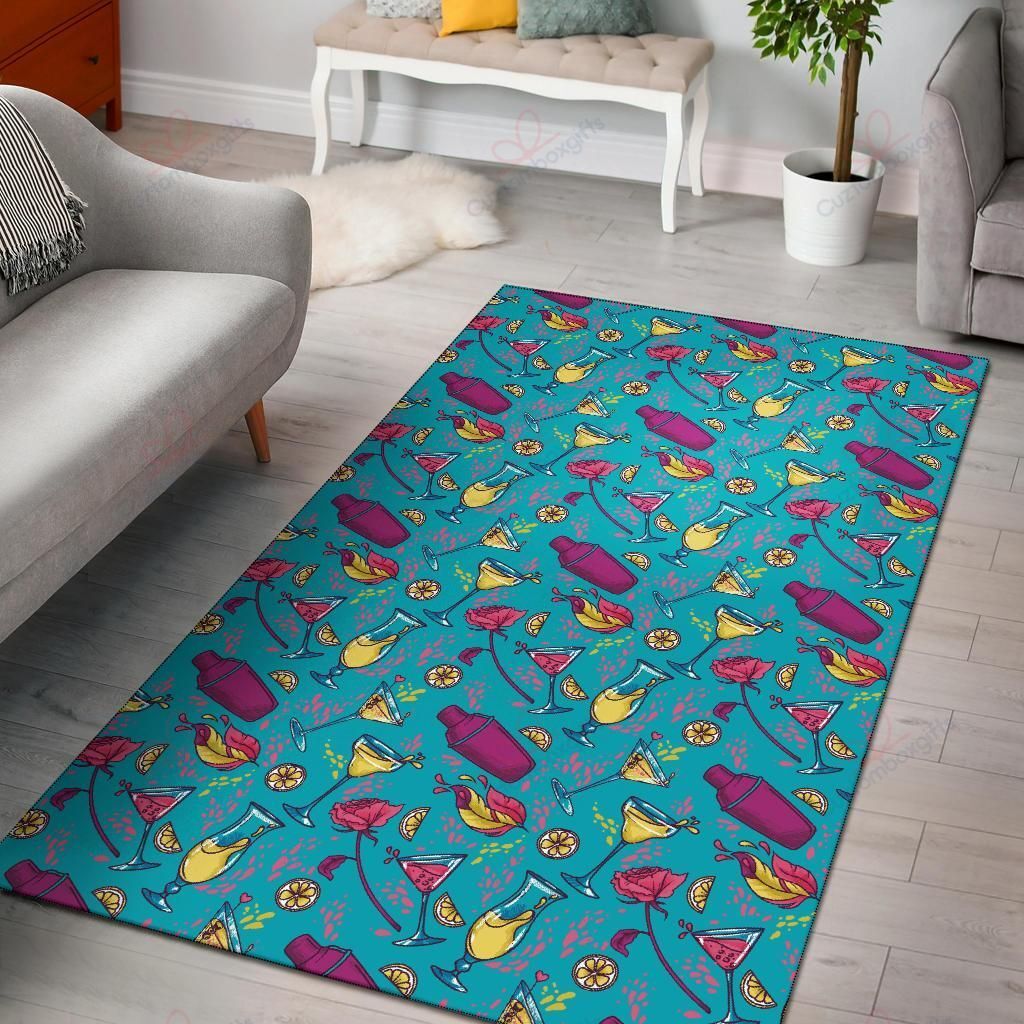 Cocktail Pattern 3 Rug Sport Decor Gift Floor Decor Living Room Carpet Rug Area Rug - cbd721634301 Cocktail Pattern 3 Rug Sport Decor Gift Floor Decor Living Room Carpet Rug Area Rug - cbd721634301