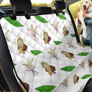 Cocoa Pattern Car Back Seat Cover Dog Car Seat Covers - 8393610c4b5b