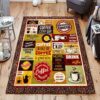 Coffee 01 Rug Sport Decor Gift Floor Decor Living Room Carpet Rug Area Rug - e7fdf9c866da