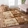 Coffee And Milk Rug Sport Decor Gift Floor Decor Living Room Carpet Rug Area Rug - 4b86732d2b7b