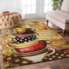 Coffee Cup Rug Sport Decor Gift Floor Decor Living Room Carpet Rug Area Rug - dd8fd238f7be