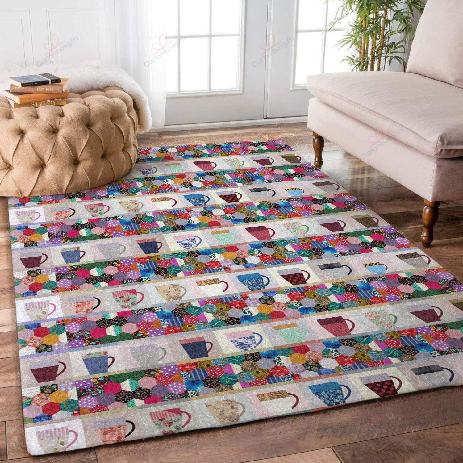Coffee Cup Pattern Rug Sport Decor Gift Floor Decor Living Room Carpet Rug Area Rug - 212042000000 Coffee Cup Pattern Rug Sport Decor Gift Floor Decor Living Room Carpet Rug Area Rug - 212042000000