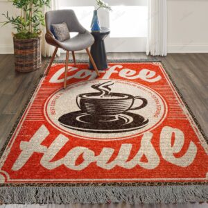 Coffee House 10 Rug Sport Decor Gift Floor Decor Living Room Carpet Rug Area Rug - 87e3b82e8487