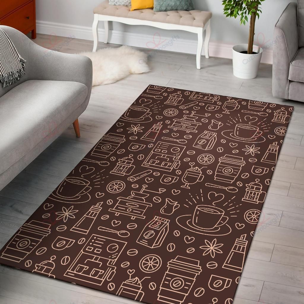 Coffee Pattern 1 Rug Sport Decor Gift Floor Decor Living Room Carpet Rug Area Rug - 472be6a91798 Coffee Pattern 1 Rug Sport Decor Gift Floor Decor Living Room Carpet Rug Area Rug - 472be6a91798