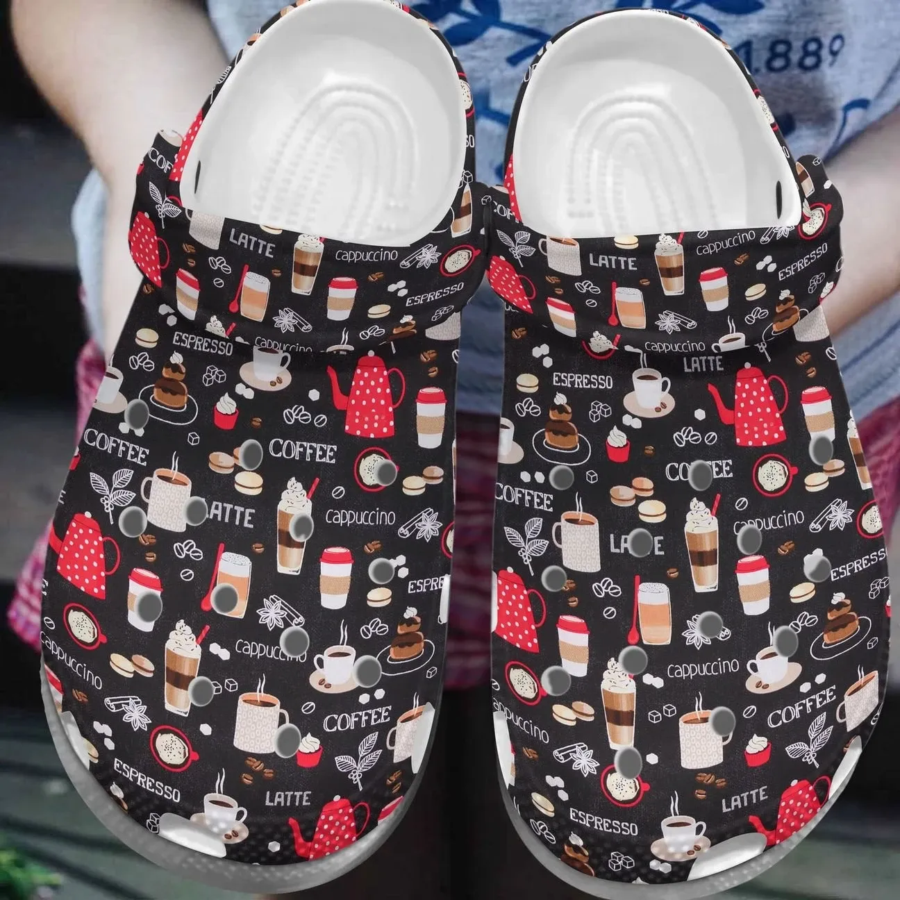 Coffee Personalize Clog Custom Crocs Fashionstyle Comfortable For Women Men Kid Print 3D Coffee Break Coffee Personalize Clog Custom Crocs Fashionstyle Comfortable For Women Men Kid Print 3D Coffee Break