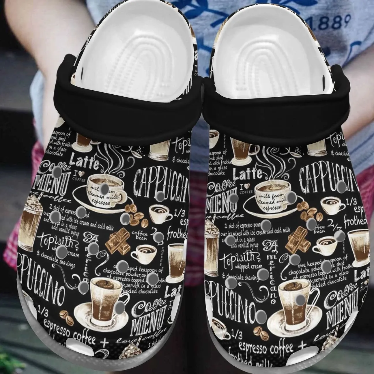 Coffee Personalize Clog Custom Crocs Fashionstyle Comfortable For Women Men Kid Print 3D Coffee Lover Coffee Personalize Clog Custom Crocs Fashionstyle Comfortable For Women Men Kid Print 3D Coffee Lover