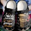 Coffee Personalized And Jesus Sku 626 Crocs Crocband Clog Comfortable For Mens Womens Classic Clog Water Shoes