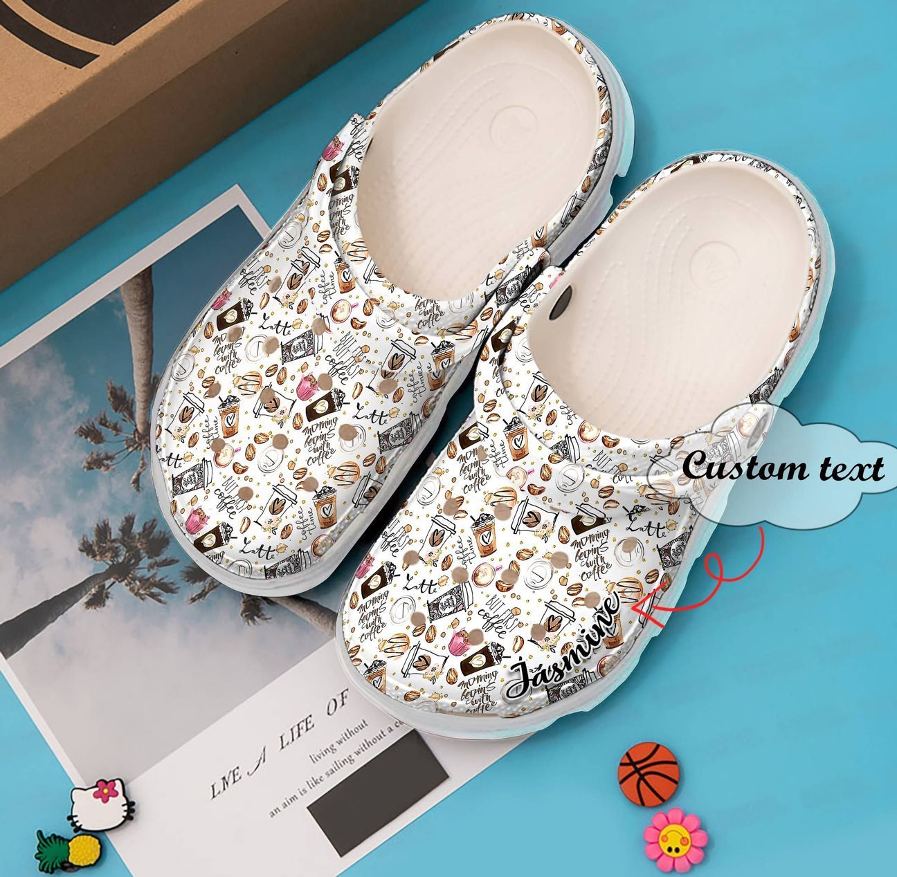 Coffee Personalized Clog Custom Crocs Comfortablefashion Style Comfortable For Women Men Kid Print 3D Love Coffee Personalized Clog Custom Crocs Comfortablefashion Style Comfortable For Women Men Kid Print 3D Love
