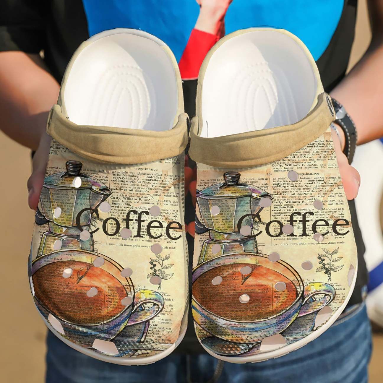 Coffee Personalized Clog Custom Crocs Comfortablefashion Style Comfortable For Women Men Kid Print 3D Vintage Coffee Coffee Personalized Clog Custom Crocs Comfortablefashion Style Comfortable For Women Men Kid Print 3D Vintage Coffee