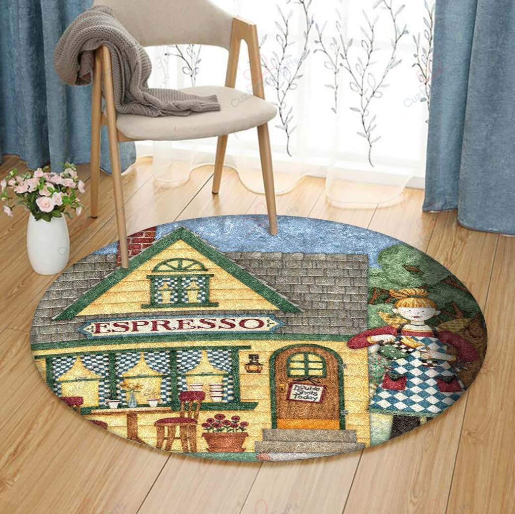 Coffee Shop Round Carpet Floor Rug Living Room Bedroom Decor Round Area Rug Carpet Coffee Shop Round Carpet Floor Rug Living Room Bedroom Decor Round Area Rug Carpet