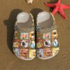 Coffee Time Sku 625 Crocs Crocband Clog Comfortable For Mens Womens Classic Clog Water Shoes