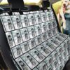 Collage Of Alaskan Malamute Pattern Design Car Back Seat Cover Dog Car Seat Covers - 9063adfcae64