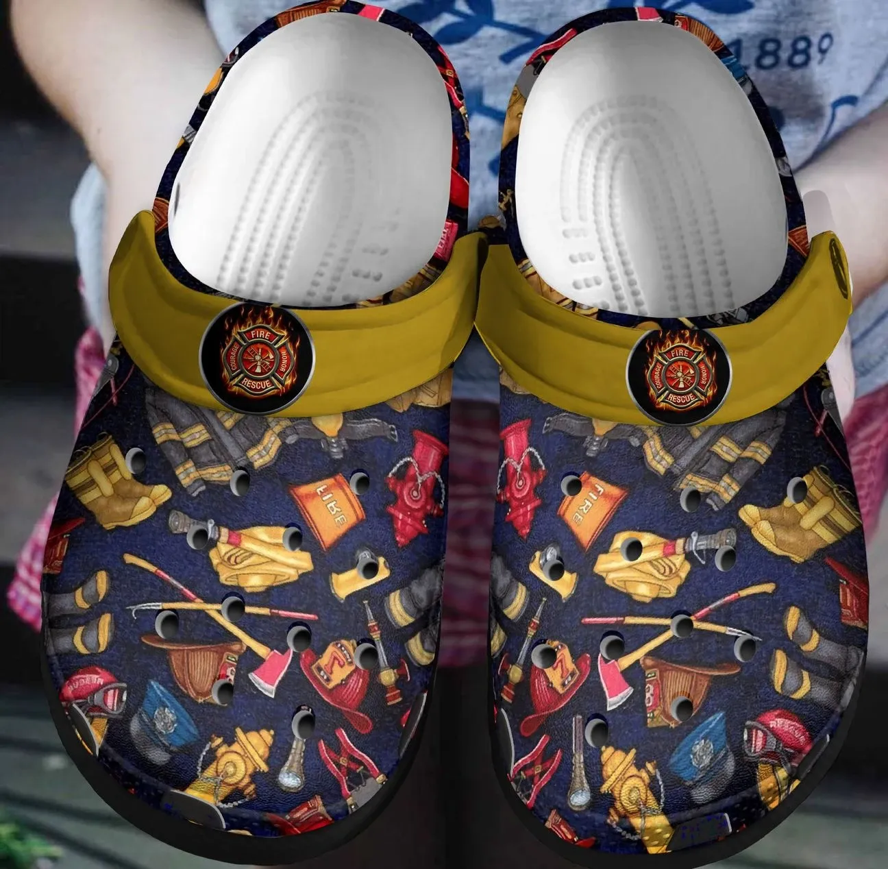 Collection Firefighter Personalized Clog Custom Crocs Comfortablefashion Style Comfortable For Women Men Kid Print 3D Collection Firefighter Personalized Clog Custom Crocs Comfortablefashion Style Comfortable For Women Men Kid Print 3D