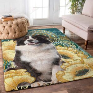 Collie Dog Rug Sport Decor Gift Floor Decor Living Room Carpet Rug Area Rug - a8a94a7b3d1c