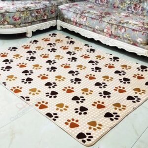 Color Dog Paws Rug Sport Decor Gift Floor Decor Living Room Carpet Rug Area Rug - 67911e656716