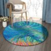 Color Hidden Round Carpet Floor Rug Living Room Bedroom Decor Round Area Rug Carpet