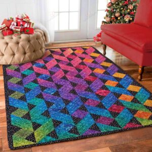 Color Pattern Rug Sport Decor Gift Floor Decor Living Room Carpet Rug Area Rug - 3e9cbd950154