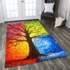 Color Tree 1 Rug Sport Decor Gift Floor Decor Living Room Carpet Rug Area Rug - 6e78a044391b