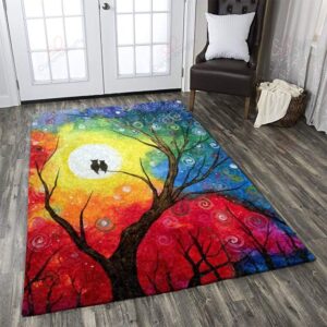 Color Tree 2 Rug Sport Decor Gift Floor Decor Living Room Carpet Rug Area Rug - 5f1ef0c7b374