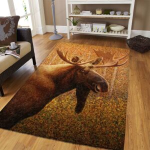 Colorado Moose Wildlife Rug Sport Decor Gift Floor Decor Living Room Carpet Rug Area Rug - afec94e14743
