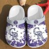 Colorado Rockies Crocband Clog Clog Comfortable For Mens And Womens Classic Clog Water Shoes Colorado Rockies Crocs