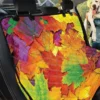 Colored Autumn Maple Leaves Design Car Back Seat Cover Dog Car Seat Covers - 50bac7ae0373