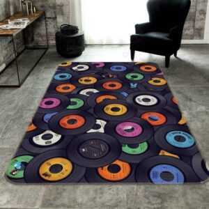 Colored Cd Rug Sport Decor Gift Floor Decor Living Room Carpet Rug Area Rug - bdf23e6ff1b7