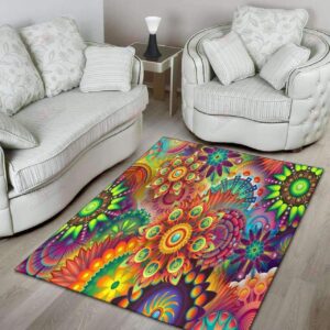 Colorful Abstract Rug Sport Decor Gift Floor Decor Living Room Carpet Rug Area Rug - 2927766c7020