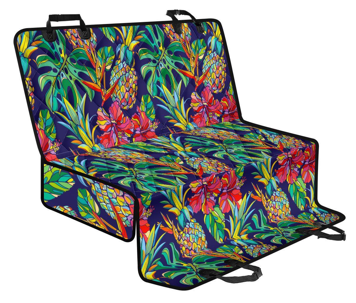 Colorful Aloha Pineapple Pattern Print Pet Car Back Seat Cover - 9d2ca9f23c4f Colorful Aloha Pineapple Pattern Print Pet Car Back Seat Cover - 9d2ca9f23c4f