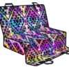 Colorful Aztec Pattern Print Pet Car Back Seat Cover - 27c879217346