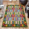 Colorful Bear Rug Sport Decor Gift Floor Decor Living Room Carpet Rug Area Rug - efd65835e288