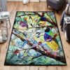 Colorful Bird Rug Sport Decor Gift Floor Decor Living Room Carpet Rug Area Rug - e77e3234f350