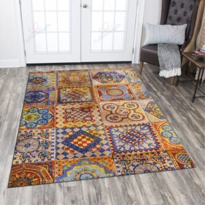 Colorful Brocade Rug Sport Decor Gift Floor Decor Living Room Carpet Rug Area Rug - f0c02715f080