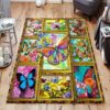 Colorful Butterflies Rug Sport Decor Gift Floor Decor Living Room Carpet Rug Area Rug - ef1614ca2cd8