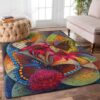Colorful Butterfly 6 Rug Sport Decor Gift Floor Decor Living Room Carpet Rug Area Rug - 981abf6cb0b1