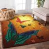 Colorful Butterfly 8 Rug Sport Decor Gift Floor Decor Living Room Carpet Rug Area Rug - 2cf410139d71