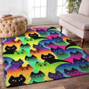 Colorful Cat 2 Rug Sport Decor Gift Floor Decor Living Room Carpet Rug Area Rug - 87c188a491f6