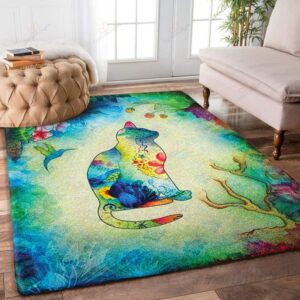 Colorful Cat 3 Rug Sport Decor Gift Floor Decor Living Room Carpet Rug Area Rug - 7849b58a121d