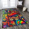 Colorful Cat 4 Rug Sport Decor Gift Floor Decor Living Room Carpet Rug Area Rug - b3094f747a8c