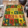 Colorful Cat Rug Sport Decor Gift Floor Decor Living Room Carpet Rug Area Rug - 18b6aff0b176