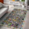 Colorful Cats Rug Sport Decor Gift Floor Decor Living Room Carpet Rug Area Rug - 154ef27cf43b