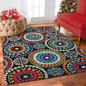 Colorful Circle Rug Sport Decor Gift Floor Decor Living Room Carpet Rug Area Rug - e2c1c0c1d34e