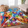 Colorful Cow Rug Sport Decor Gift Floor Decor Living Room Carpet Rug Area Rug - 6b03400e784f