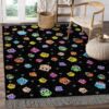 Colorful Cute Owls Love Owls Rug Sport Decor Gift Floor Decor Living Room Carpet Rug Area Rug - 8fc18ad52873